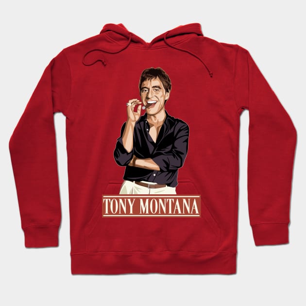 Tony Montana Hoodie by Tiro1Linea